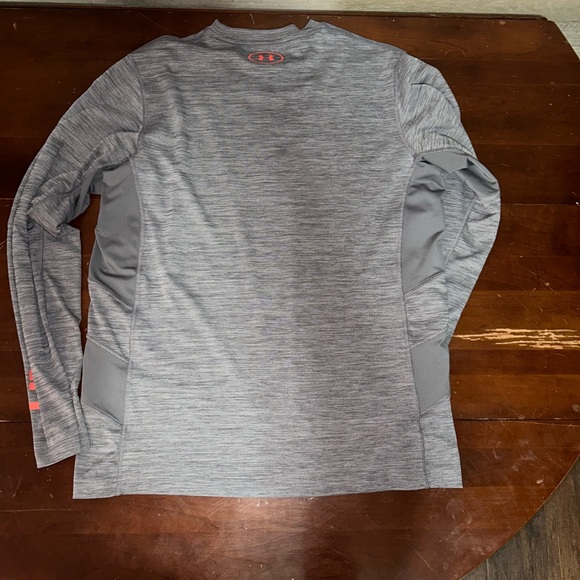 Men’s Under Armour FISH Gray Long Sleeve Shirt Large - Picture 2 of 3